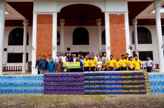 Lao Brewery Delivers Relief Supplies to Flood-Affected Provinces